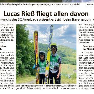 Lucas Rieß fliegt allen davon