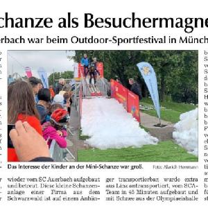 Schanze als Besuchermagnet - Outdoor-Sportfestival München 2021